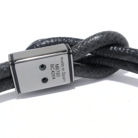 Auth LOUIS VUITTON Bracelet Loop It M6780 Monogram Eclipse - BC4264 Bracelet - Picture 4 of 7